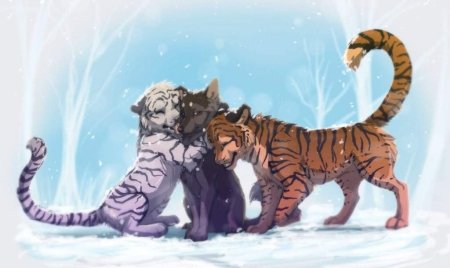 Белый Саблезубый тигр аниме