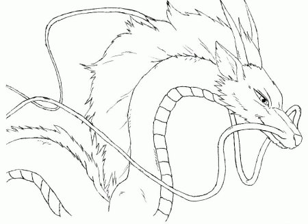 Хаку Унесенные призраками дракон