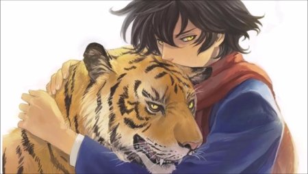 Аниме парень тигр