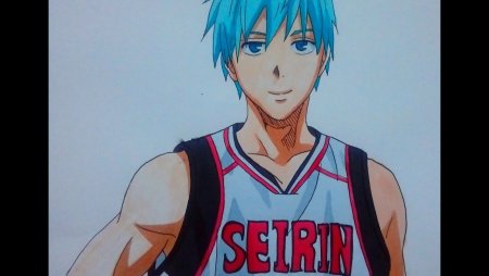 Аниме баскетбол Куроко срисовать