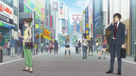 Токио улицы аниме