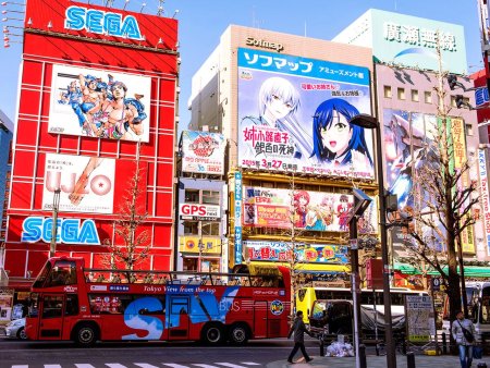 Япония Акихабара аниме