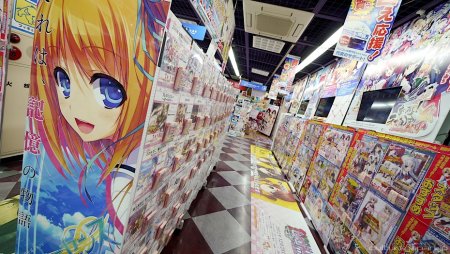 Аниме магазины в Токио район Акихабара