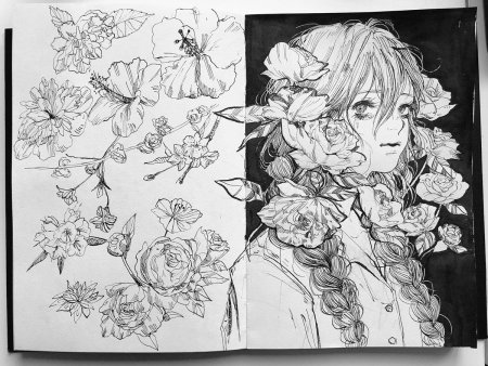 Тушь для рисования манги