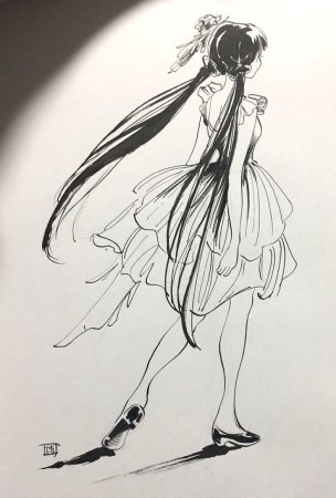 Аниме тушью