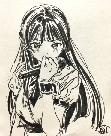 Аниме тушью