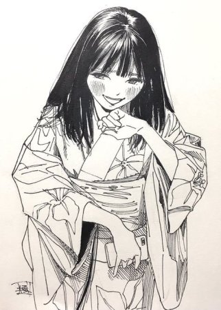 Манга тушью