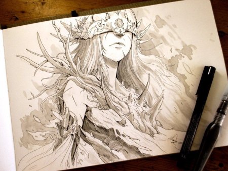 Аниме арт скетчбук