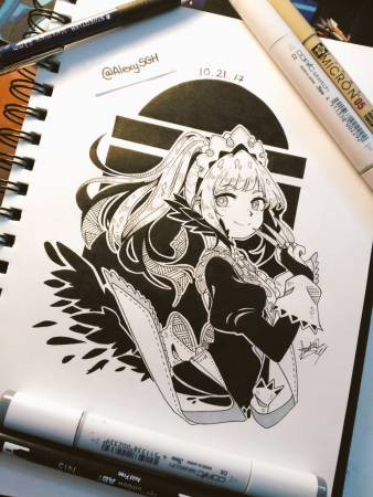 Аниме тушью