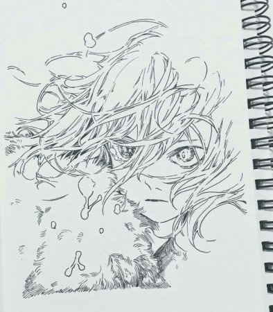 Рисование манги эскизы