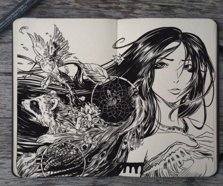 Габриэль Пикколо иллюстрации