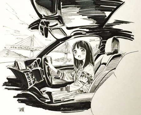 Новый альбом набросков аниме