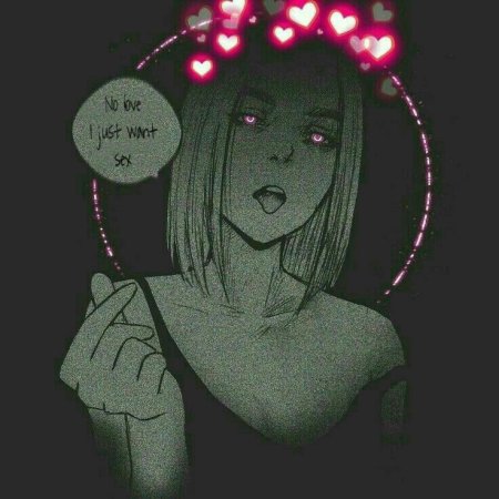 Красивая аниме девушка Эстетика