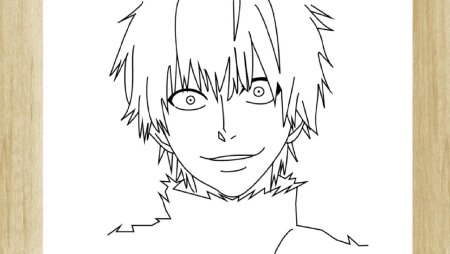 Токийский гуль контур