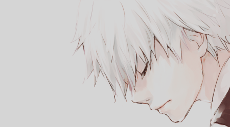 Канеки арт карандашом