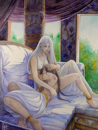 Финвэ и Мириэль в постели