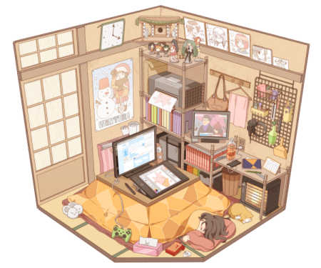 Аниме комната