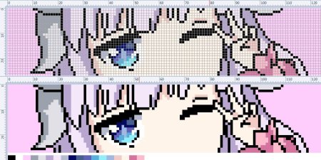 Вышивка крестом Геншин Импакт