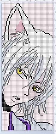 Сяо пиксель арт Геншин