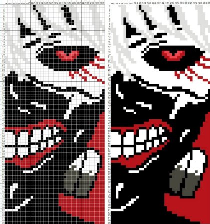 Пиксель арт Геншин