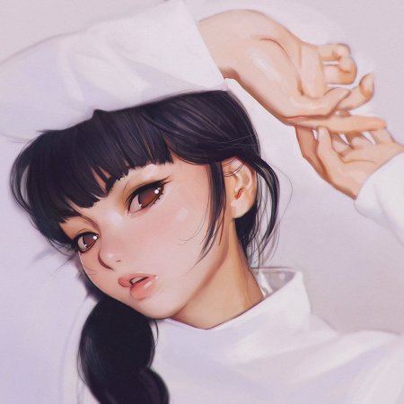 Нарисовать корейскую девушку
