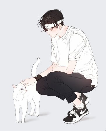 Корейские арты парней
