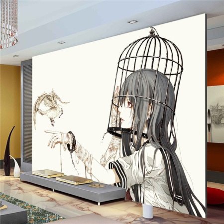 Ужас наклейка на стену