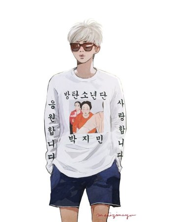 Мультяшный Ким Намджун