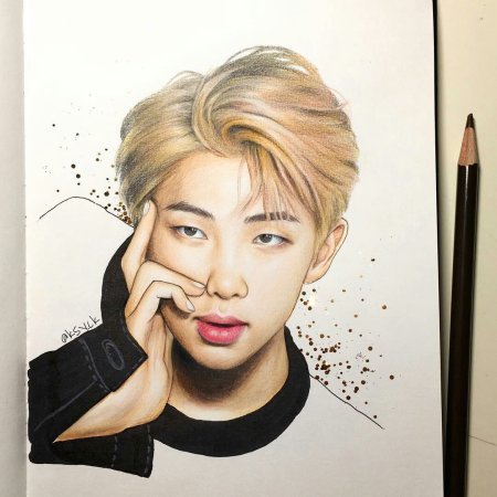 Намджун BTS портрет