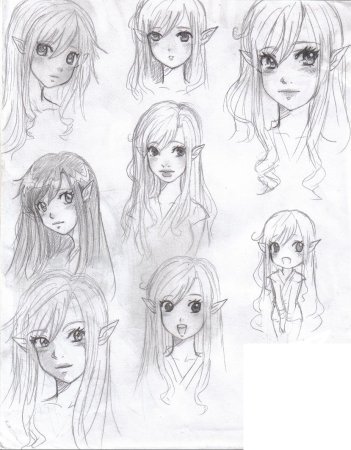 Аниме стилистика рисования