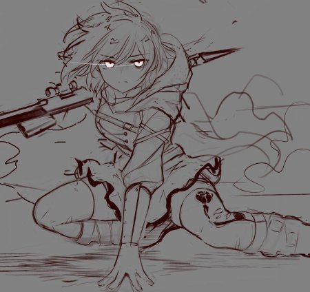 Руби Роуз снайпер