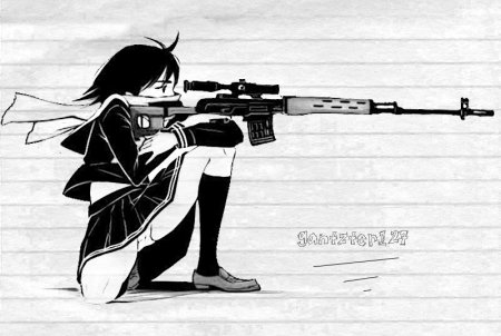 Рисовать аниме с автоматом