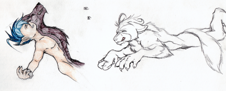 Трансформация Вервольф аниме