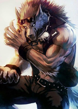 Зверолюд волк аниме