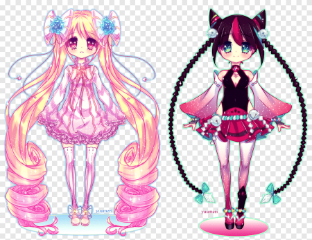 Кукла аниме рисунок