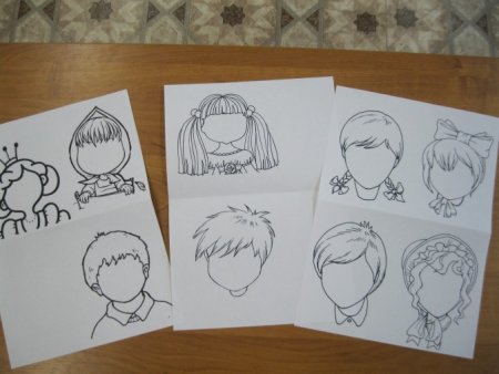 Дорисуй эмоцию для дошкольников