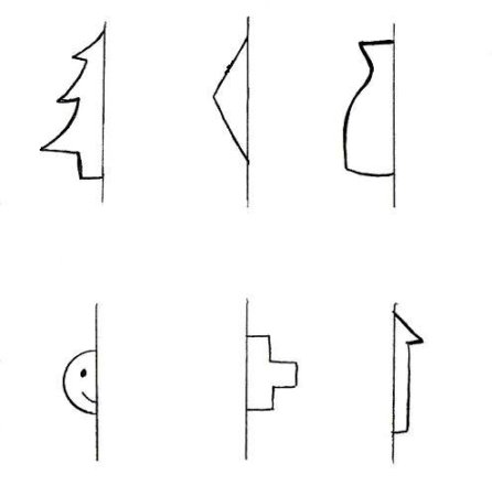 Дорисовывание симметричных фигур