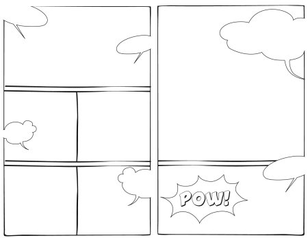 Шаблон для комикса