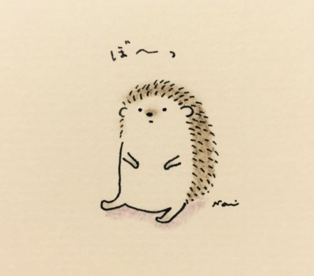 Ежик без фона арт
