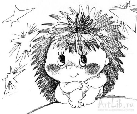 Ежик арт