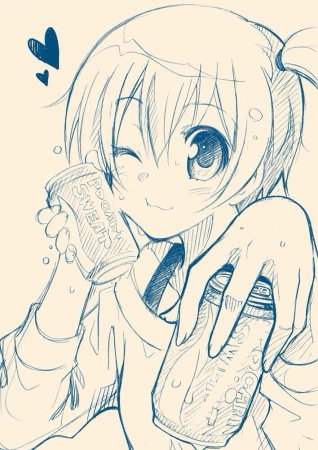 Рисунки для срисовки лёгкие аниме