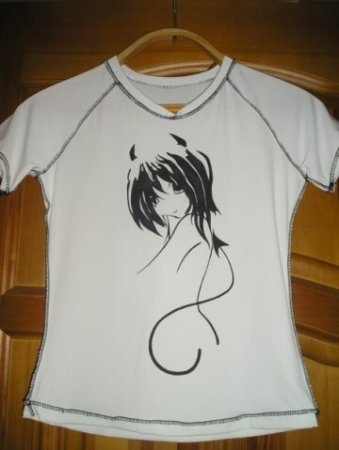 Футболки для рисования аниме