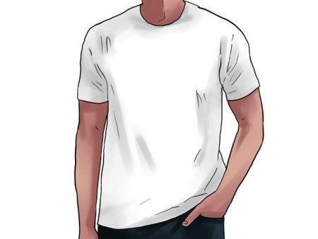 Мужчина в майке рисование