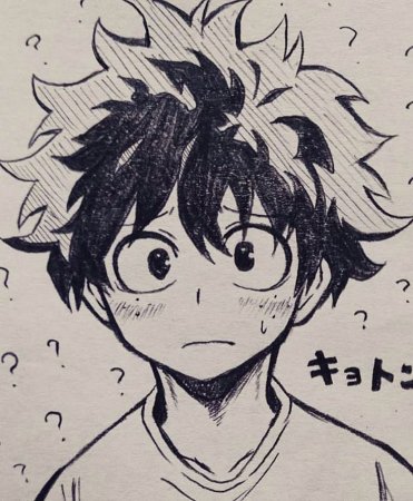 Аниме моя геройская Академия для срисовки