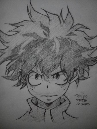 Изуку Мидория скетч