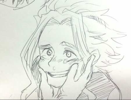 Скетчи аниме моя геройская Академия