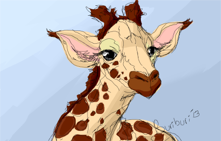 Милый Жираф арт