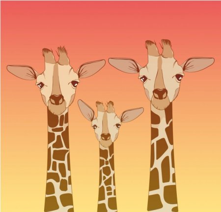 Жираф стилизация