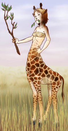 Kemono friends аниме Жираф