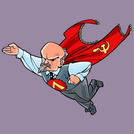 Ленин карикатура